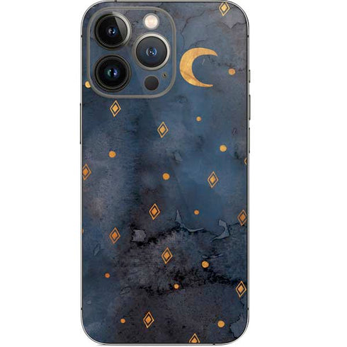 Moon and Stars iPhone 14 Pro Skin