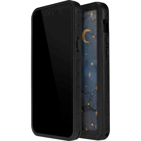 Moon and Stars iPhone 14 Pro Waterproof Case