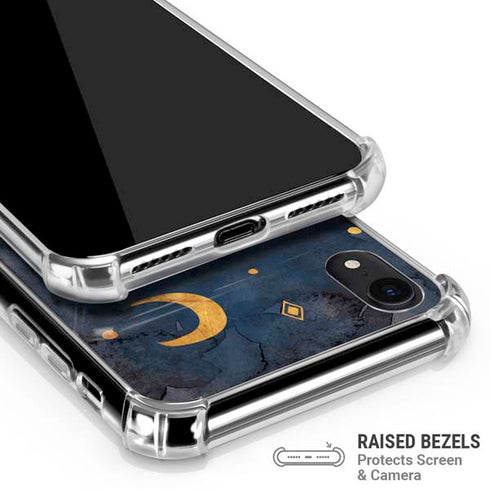 Moon and Stars iPhone XR Clear Case