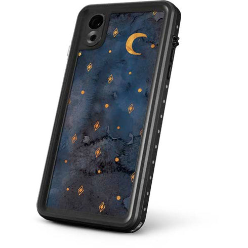 Moon and Stars iPhone XR Waterproof Case
