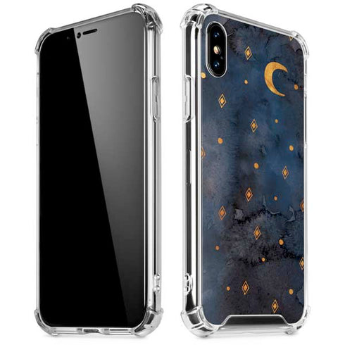 Moon and Stars iPhone XS Max Clear Case