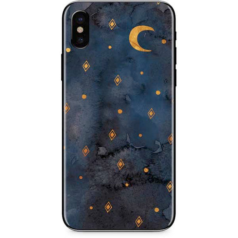 Moon and Stars iPhone XS Skin