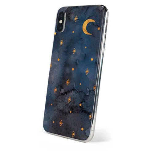 Moon and Stars iPhone XS Skin