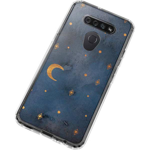 Moon and Stars LG K51/Q51 Clear Case