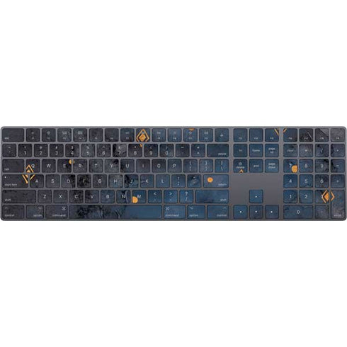 Moon and Stars Magic Keyboard with Numeric Keypad Skin