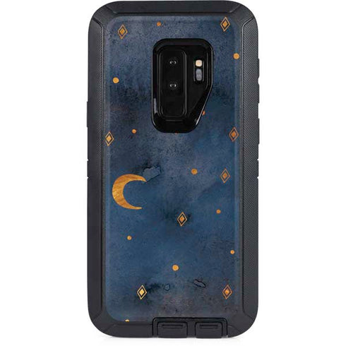 Moon and Stars Otterbox Defender Galaxy Skin