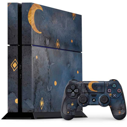 Moon and Stars PS4 Console and Controller Bundle Skin