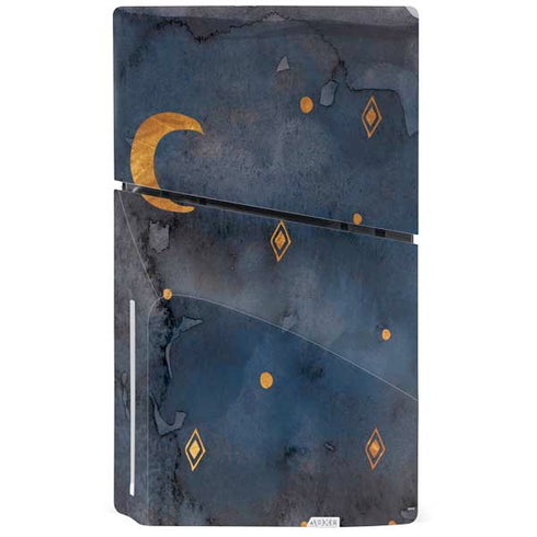 Moon and Stars PS5 Slim Disk Bundle Skin