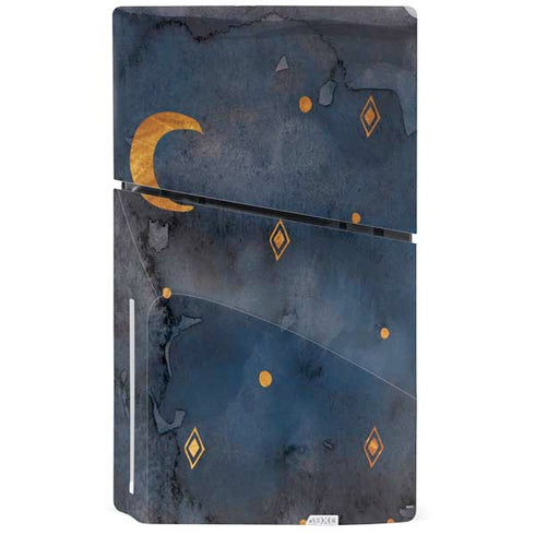 Moon and Stars PS5 Slim Disk Console Skin