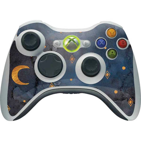 Moon and Stars Xbox 360 Wireless Controller Skin