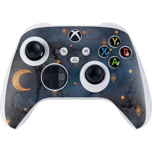 Moon and Stars Xbox Series S Controller Skin