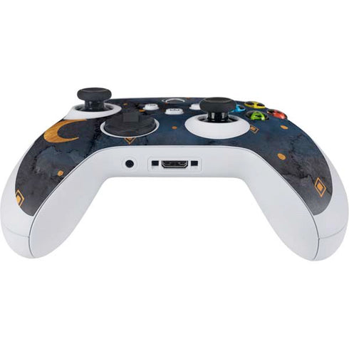 Moon and Stars Xbox Series S Controller Skin