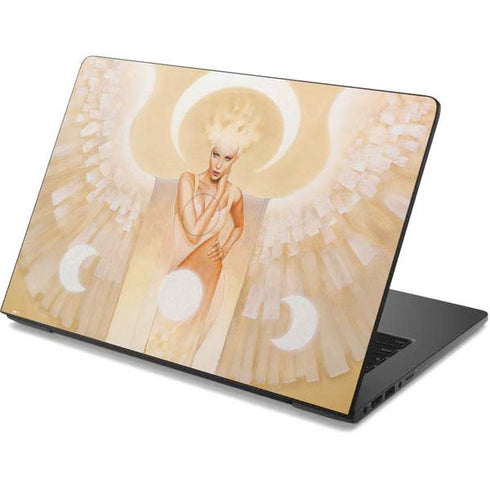 LA Williams Moon Angel Dell Chromebook Skin