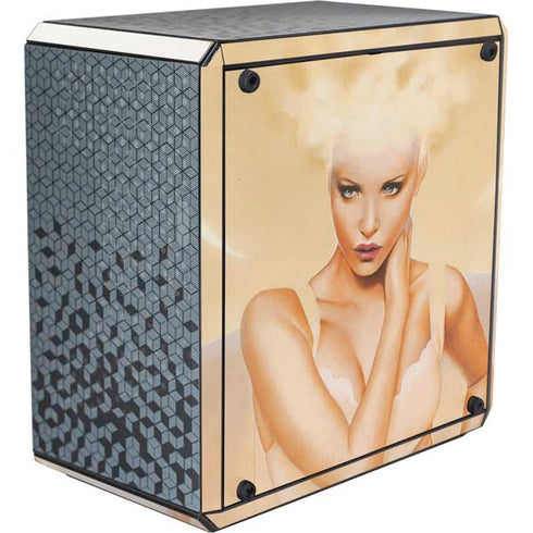 LA Williams Moon Angel Cooler Master MasterBox Q300L Mini Tower Skin