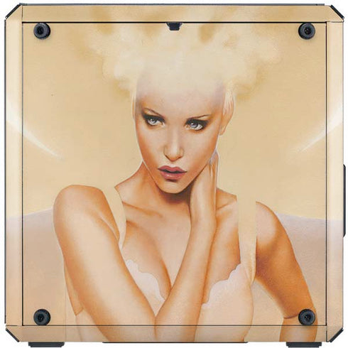 LA Williams Moon Angel Cooler Master MasterBox Q300L Mini Tower Skin