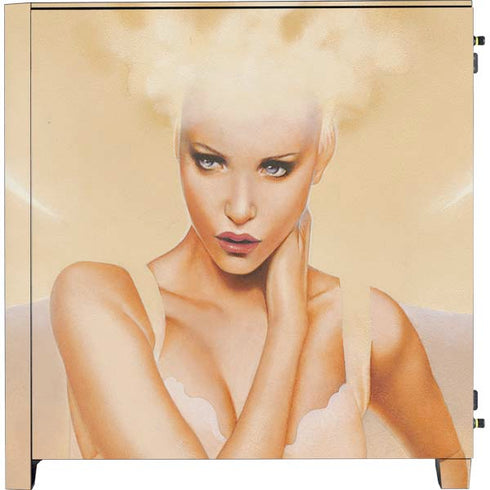 LA Williams Moon Angel Corsair 4000D Tempered Glass Mid-Tower ATX Case Skin