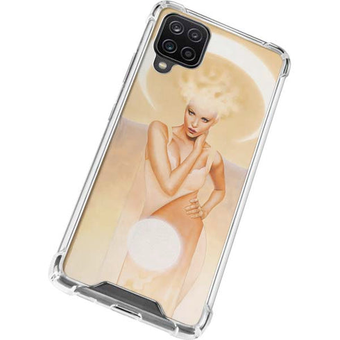 LA Williams Moon Angel Galaxy A12 Clear Case