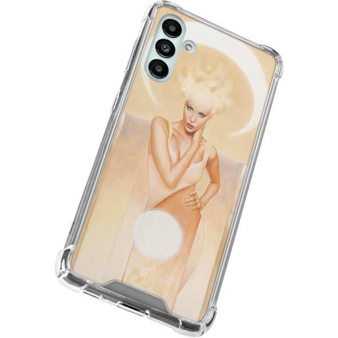 LA Williams Moon Angel Galaxy A13 5G Clear Case