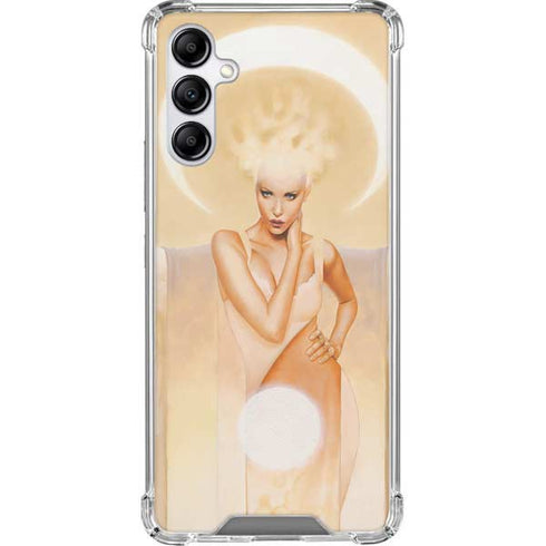 LA Williams Moon Angel Galaxy A14 5G Clear Case