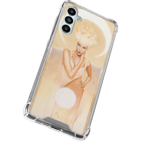 LA Williams Moon Angel Galaxy A14 5G Clear Case