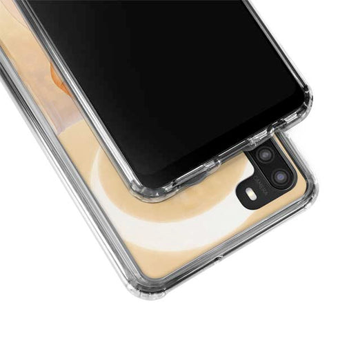 LA Williams Moon Angel Galaxy A21 Clear Case