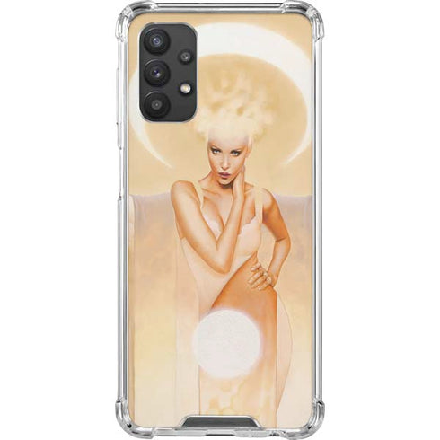 LA Williams Moon Angel Galaxy A32 5G Clear Case