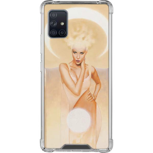 LA Williams Moon Angel Galaxy A51 5G Clear Case
