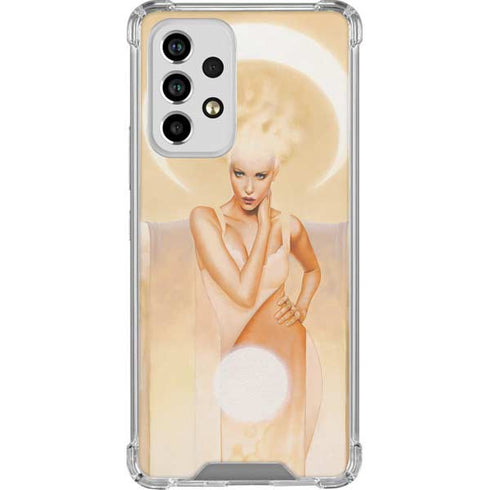 LA Williams Moon Angel Galaxy A53 5G Clear Case