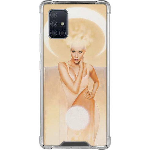 LA Williams Moon Angel Galaxy A71 5G Clear Case