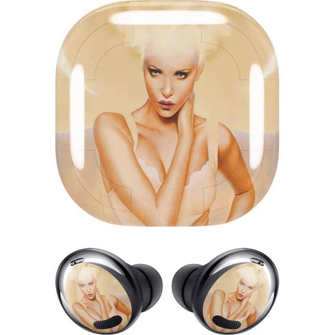 LA Williams Moon Angel Galaxy Buds Pro Skin