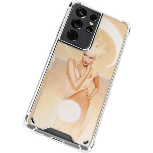 LA Williams Moon Angel Galaxy S21 Ultra 5G Clear Case