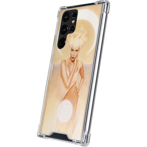 LA Williams Moon Angel Galaxy S22 Ultra Clear Case