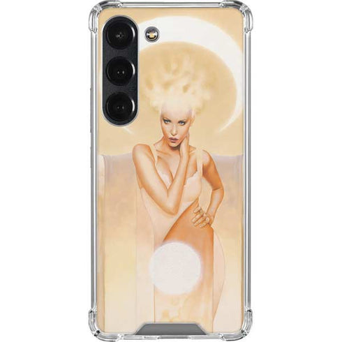 LA Williams Moon Angel Galaxy S23 Clear Case