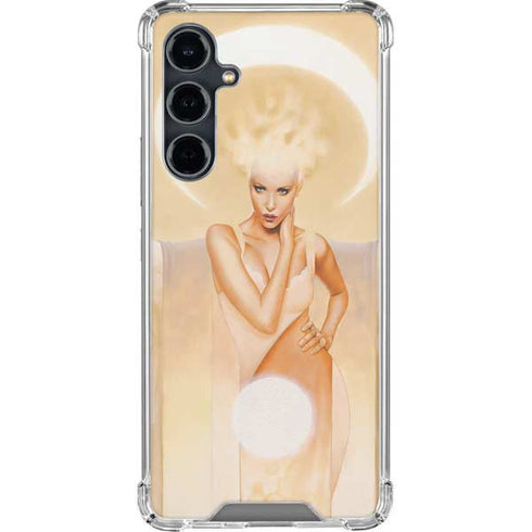 Moon Angel by LA Williams Galaxy S23 FE Clear Case