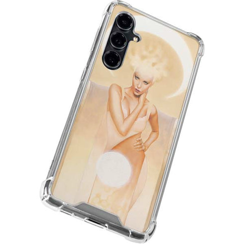 Moon Angel by LA Williams Galaxy S23 FE Clear Case