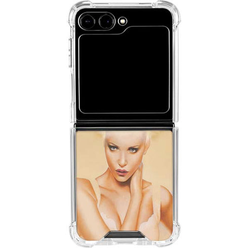 Moon Angel by LA Williams Galaxy Z Flip5 5G Clear Case