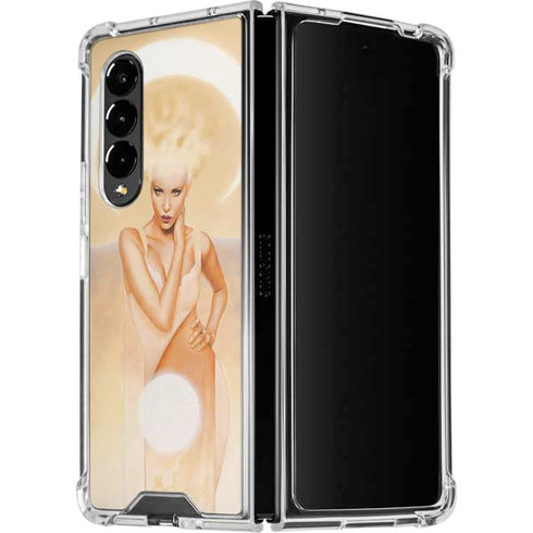 LA Williams Moon Angel Galaxy Z Fold4 5G Clear Case