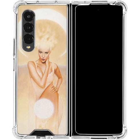 LA Williams Moon Angel Galaxy Z Fold4 5G Clear Case