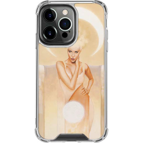 LA Williams Moon Angel iPhone 13 Pro Clear Case