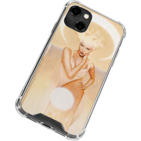 LA Williams Moon Angel iPhone 14 Clear Case