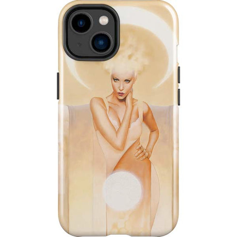 Moon Angel by LA Williams iPhone 15 Plus Impact Case