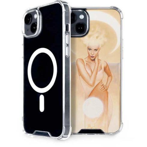 Moon Angel by LA Williams iPhone 15 MagSafe Case