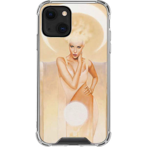 LA Williams Moon Angel iPhone 14 Plus Clear Case