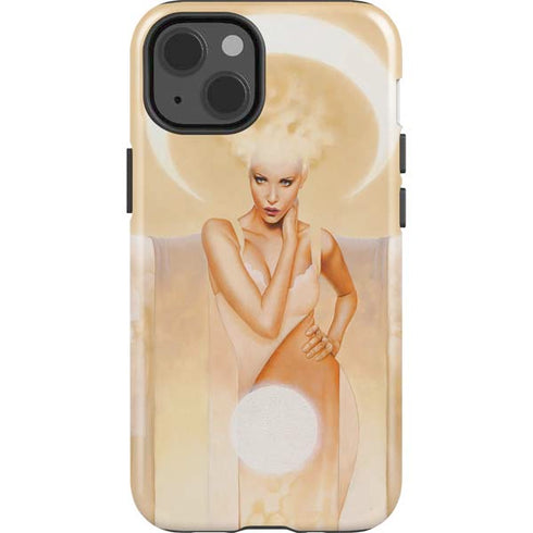 Moon Angel by LA Williams iPhone 15 Impact Case