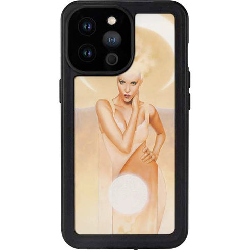 LA Williams Moon Angel iPhone 14 Pro Max Waterproof Case