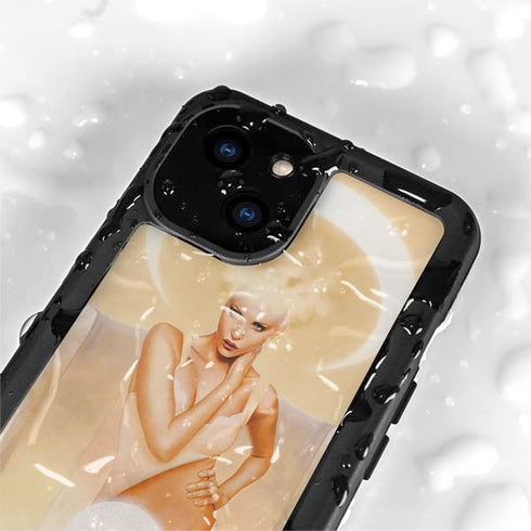 Moon Angel by LA Williams iPhone 15 Waterproof Case