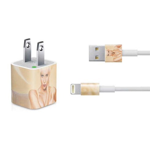 LA Williams Moon Angel iPhone Charger (5W USB) Skin