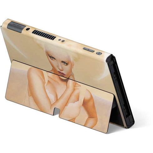 LA Williams Moon Angel Nintendo Switch OLED (2021) Skin