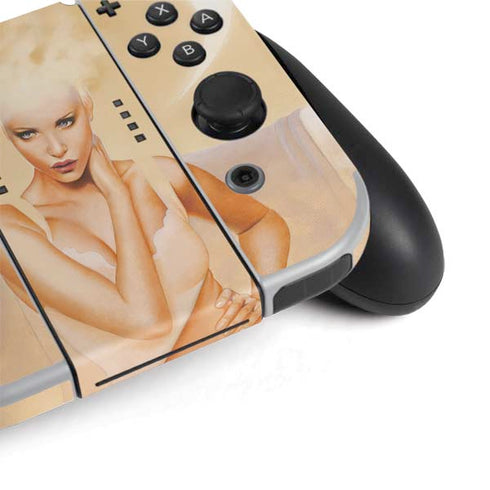 LA Williams Moon Angel Nintendo Switch OLED (2021) Skin