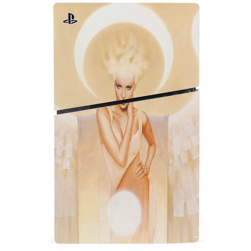 Moon Angel by LA Williams PS5 Slim Disk Bundle Skin